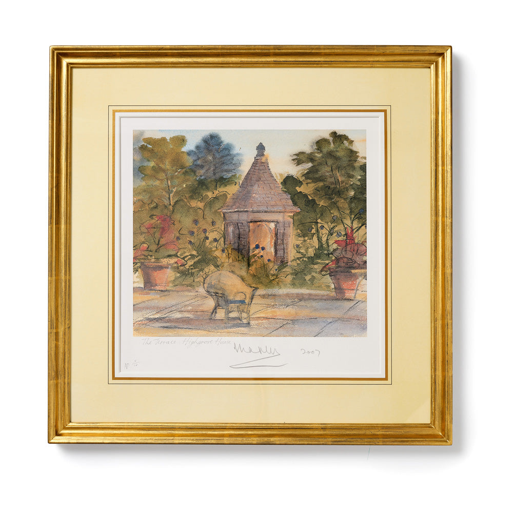 'The Terrace Garden' Special Edition Framed Lithograph