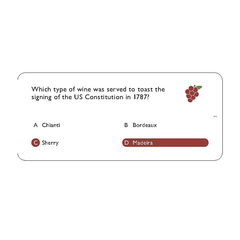 Wine Trivia (Games Room)