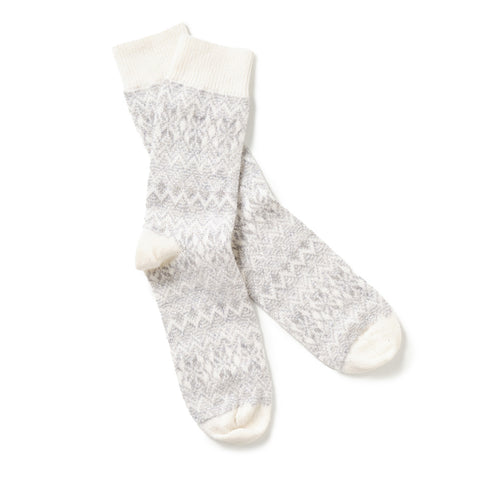 Women's Snowflake Cashmere Bed Socks (One Size / Various Colours)