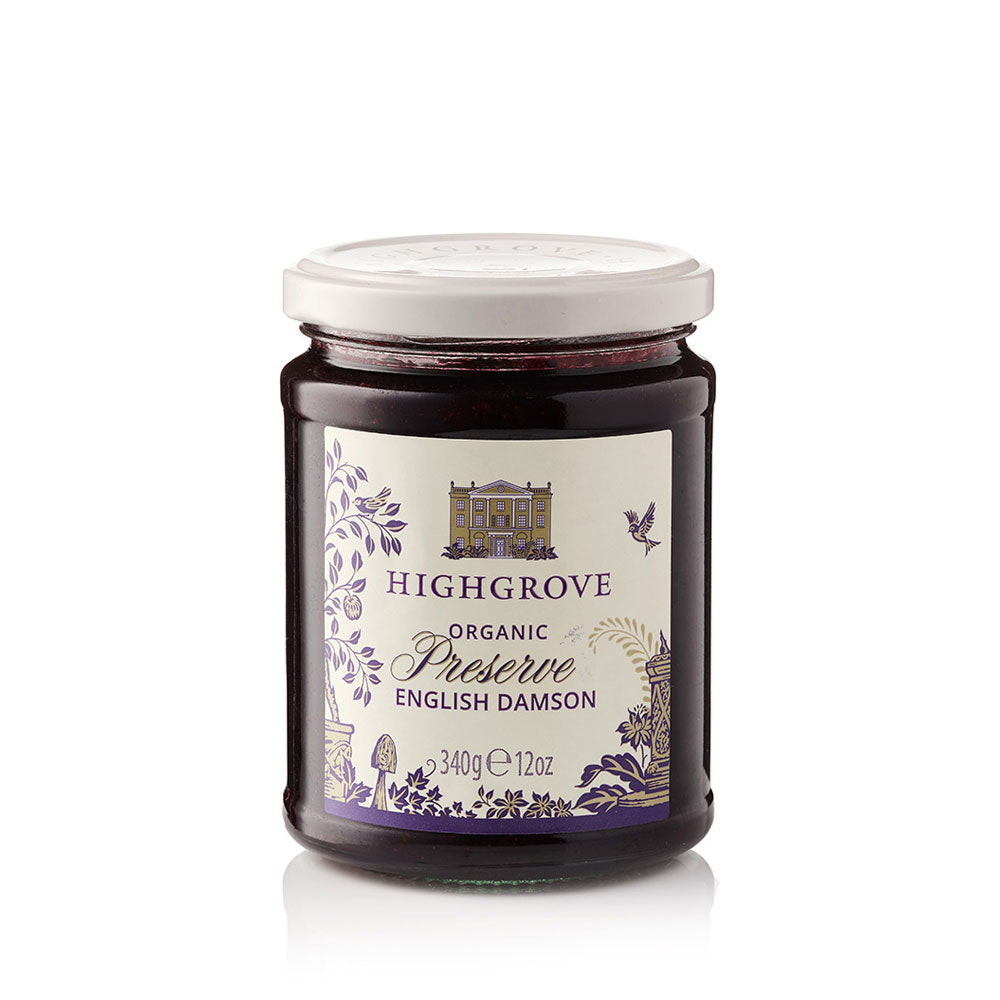 Highgrove Preserve Gift Set: English Damson Preserve, Lemon Curd