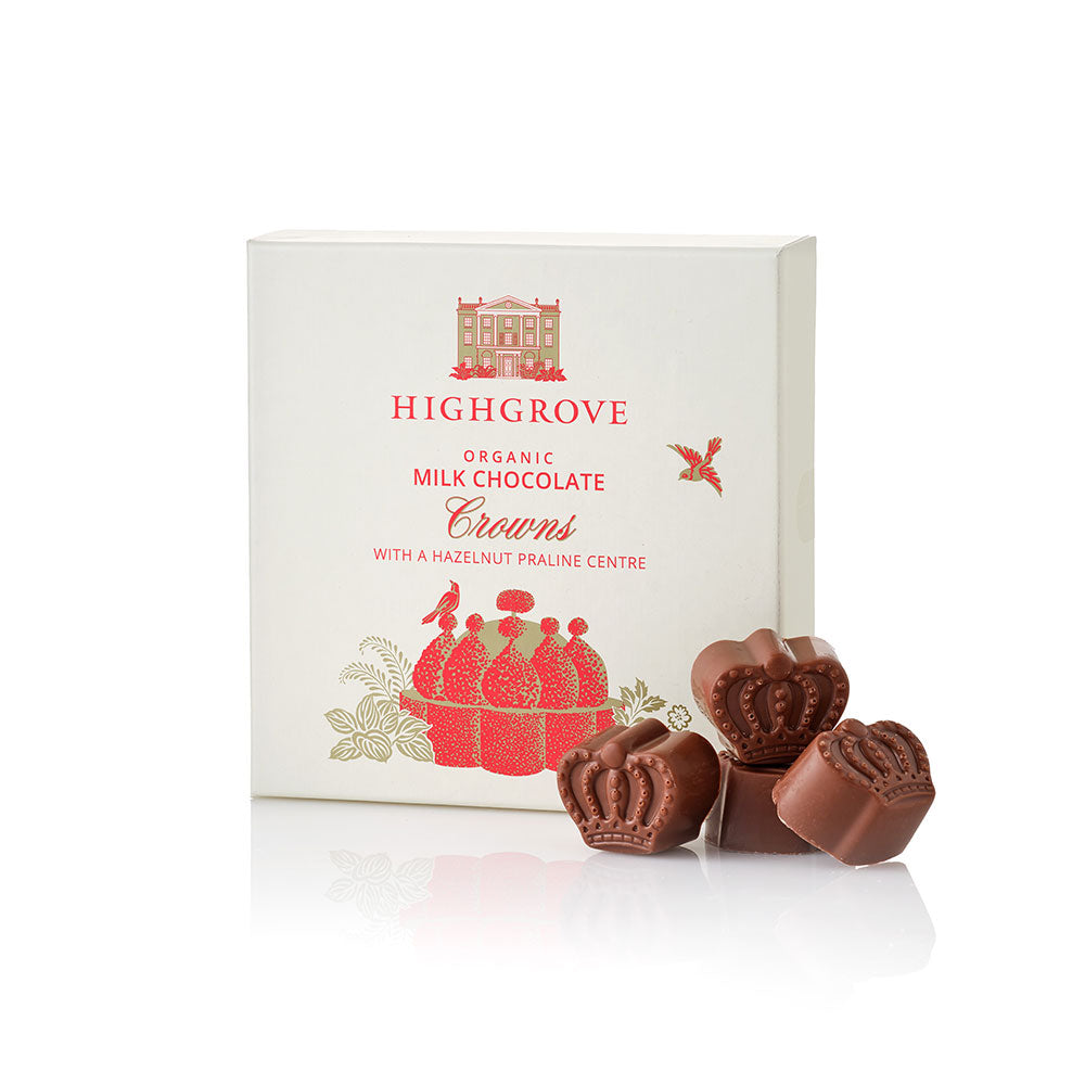 Highgrove Organic Milk Chocolate Crowns | Highgrove Gardens & Shop