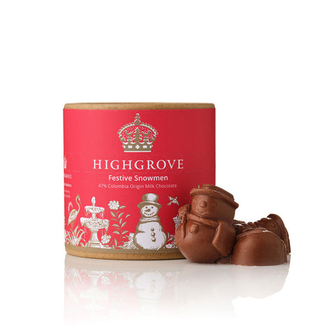 Highgrove Milk Chocolate Festive Snowmen