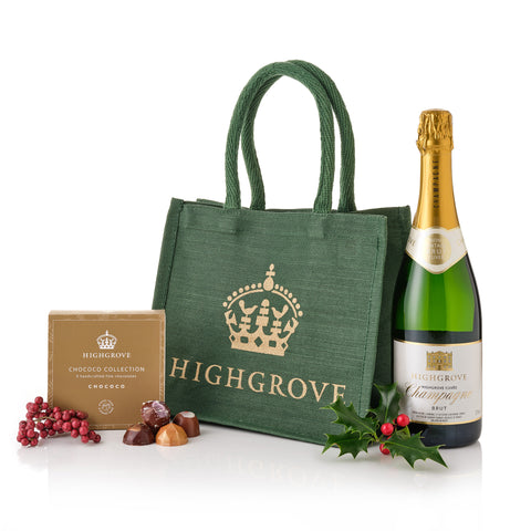 Highgrove Champagne and Chocolates Gift Set