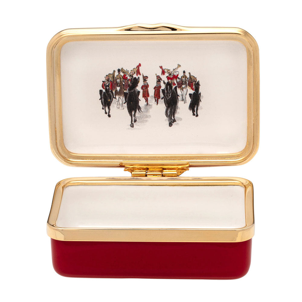 Trooping the Colour Small Enamel Trinket Box