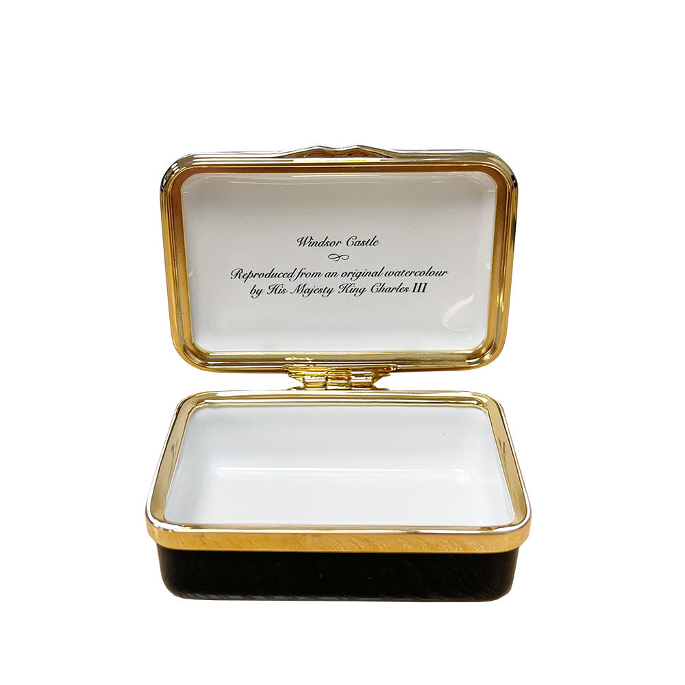 Windsor Castle Small Enamel Trinket Box