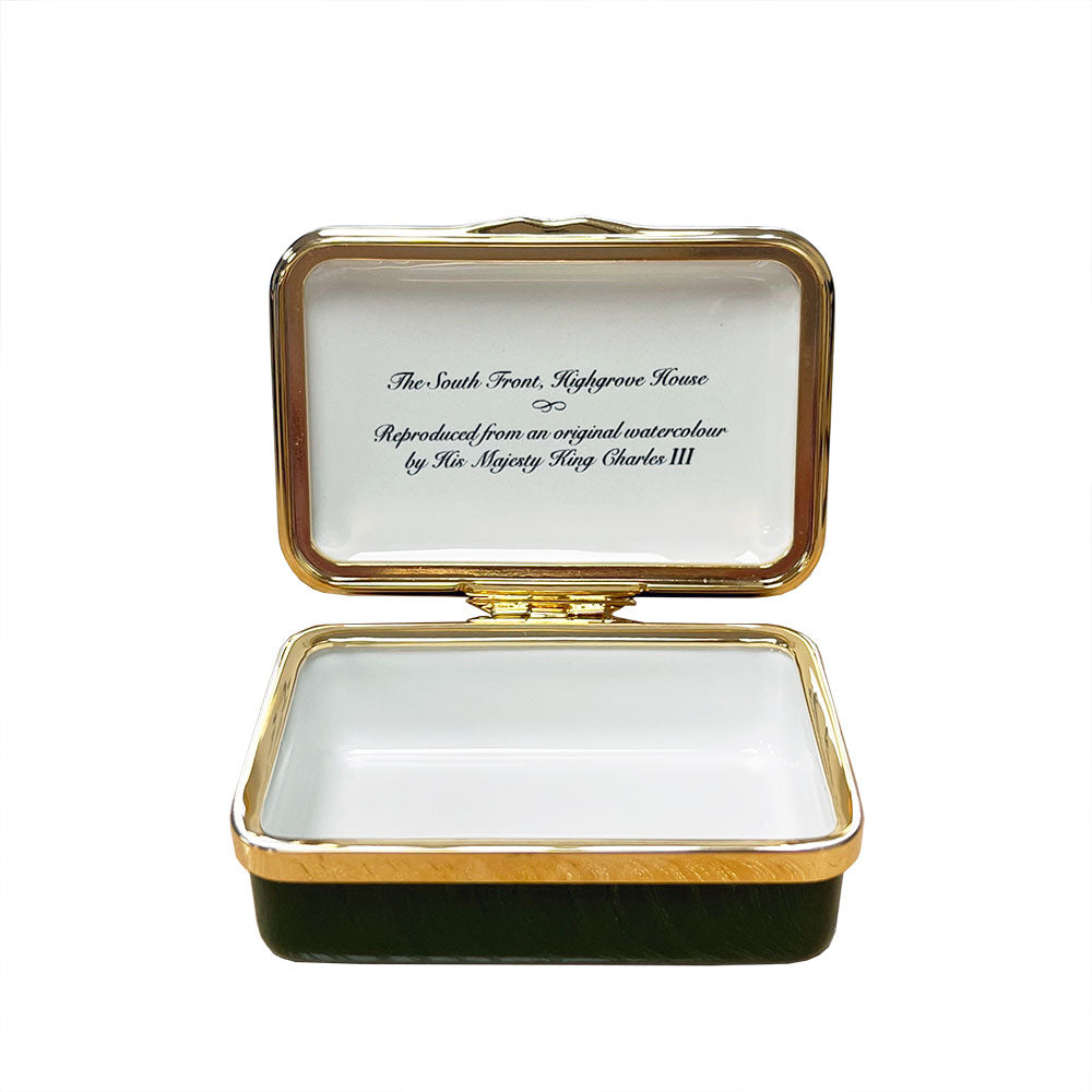 Highgrove Hornbeam Avenue Small Enamel Trinket Box