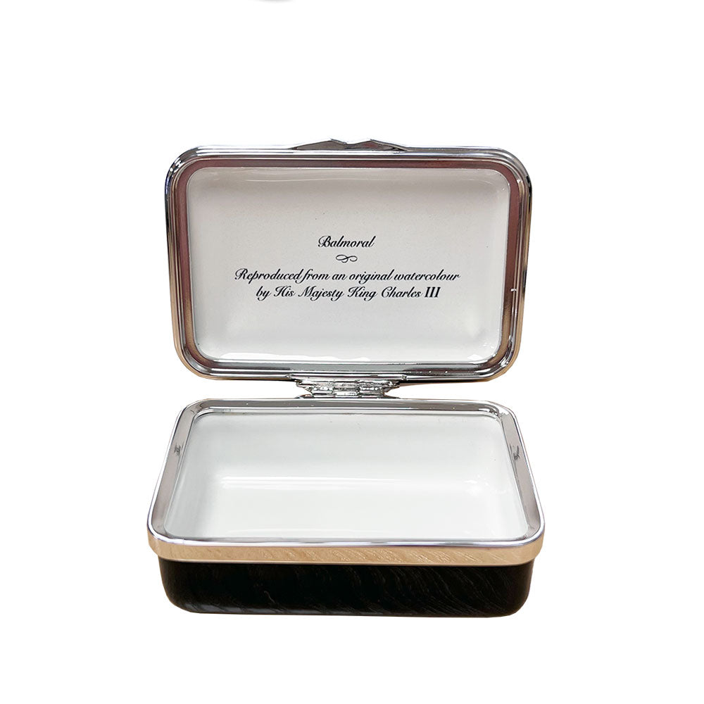 Balmoral Castle Small Enamel Trinket Box