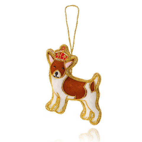 Christmas Tree Decoration – Bluebell the Jack Russell Terrier Dog