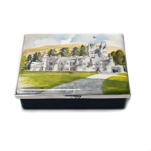 Balmoral Castle Large Enamel Trinket Box