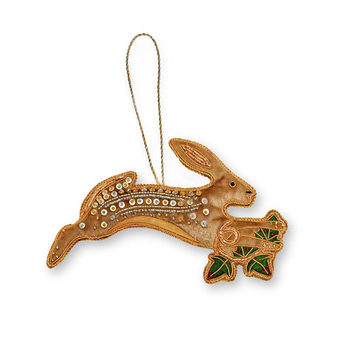 Christmas Tree Decoration - Winter Hare